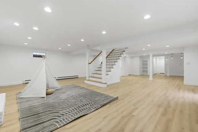 a view of a kitchen with a sink