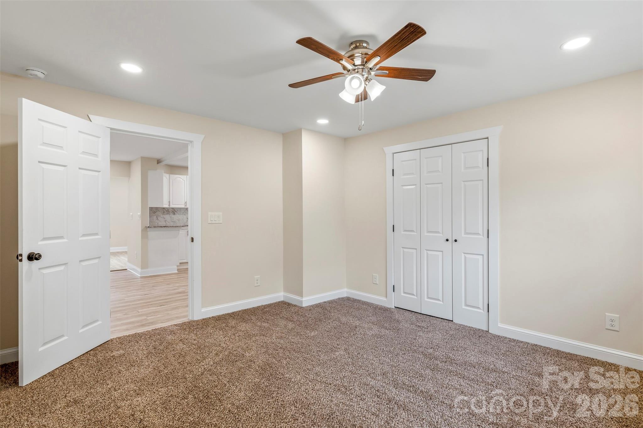 2480 Artz Road Salisbury, NC 28146 - Photo 29 of 33 an empty room with closet and fan