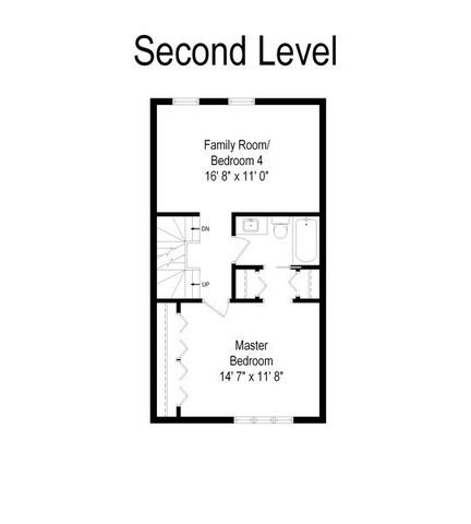 1920 North Mohawk Street, Unit 17 Chicago, IL 60614 - Photo 27 of 28 a picture of a bench in front of a wall