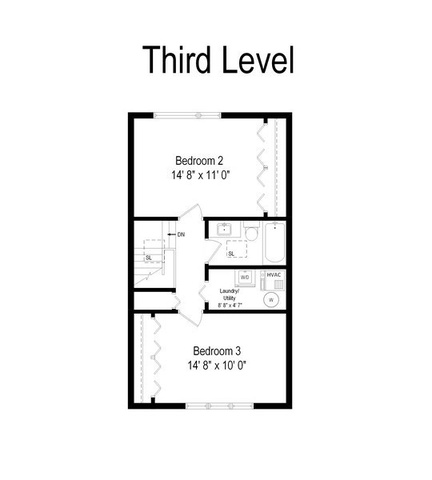 1920 North Mohawk Street, Unit 17 Chicago, IL 60614 - Photo 28 of 28 a picture of a bench in front of a wall