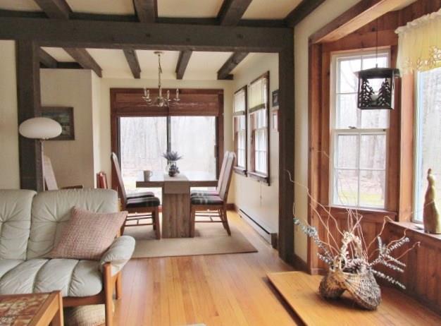 881 Oak Hill Road Swanville, ME 04915 - Photo 8 of 23 View from living room to dining room.