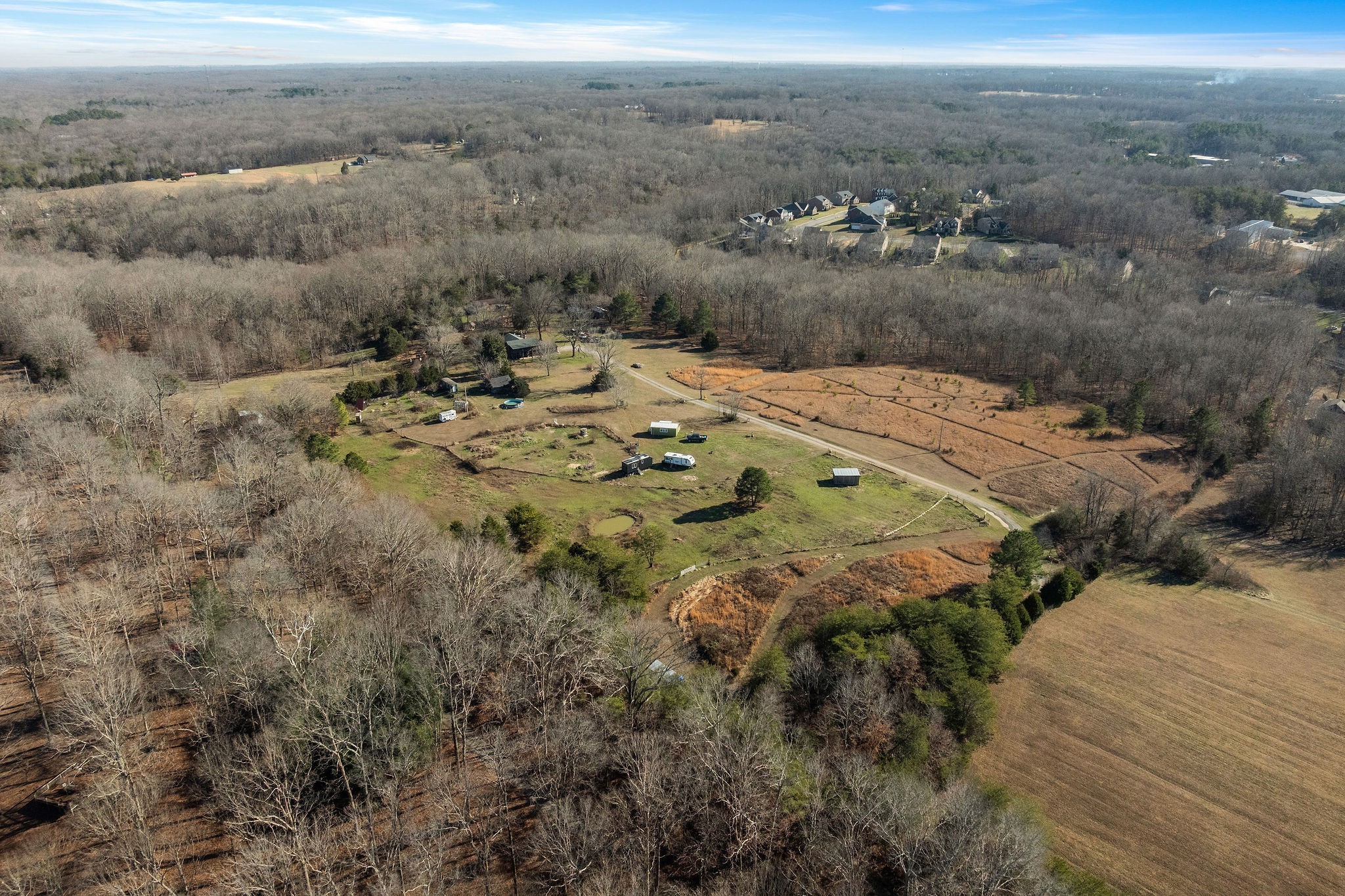 7139 Kingston Road Fairview, TN 37062 - Photo 9 of 48 an aerial view of a house with a yard