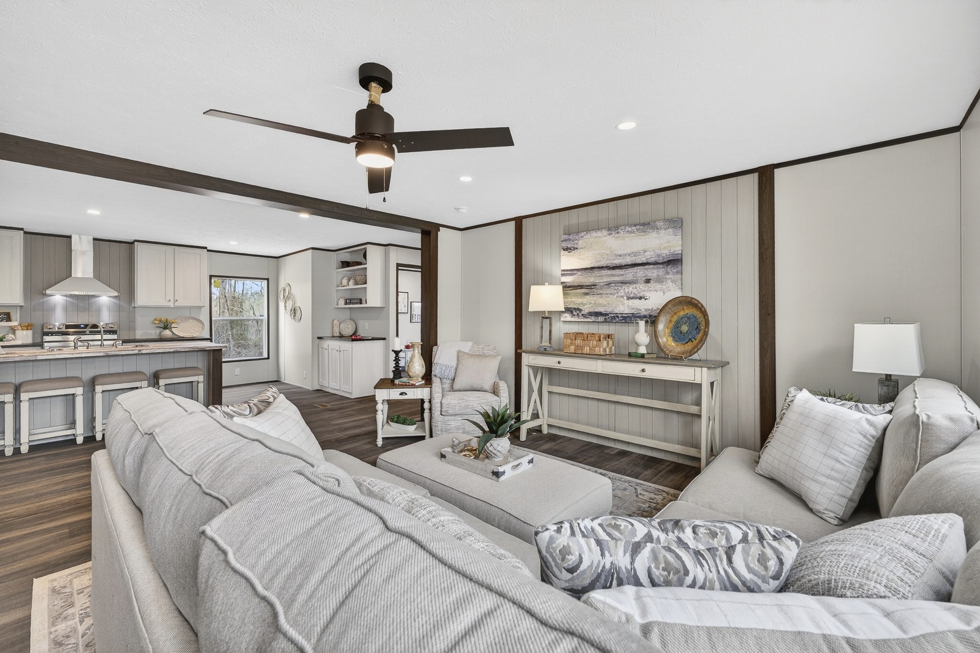 3615 Guys Chewalla Road Ramer, TN 38367 - Photo 6 of 65 a living room with furniture and a ceiling fan