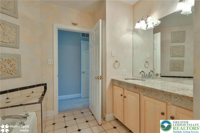 a view of a balcony with a deck