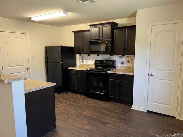 a backyard of a house