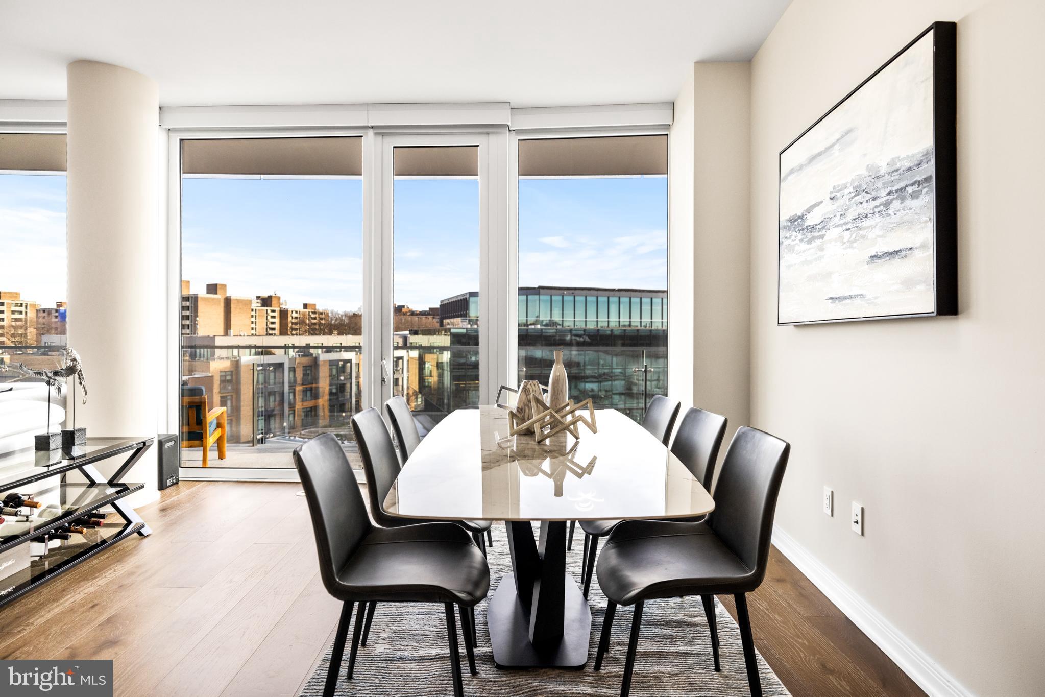 601 Wharf Street Southwest, Unit 602 Washington, DC 20024 - Photo 17 of 104 a view of a dining room with furniture window and outside view