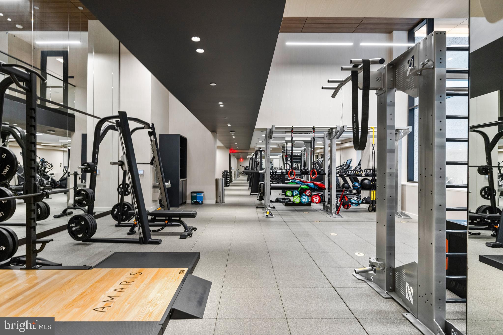 601 Wharf Street Southwest, Unit 602 Washington, DC 20024 - Photo 55 of 104 a view of a room with gym equipment