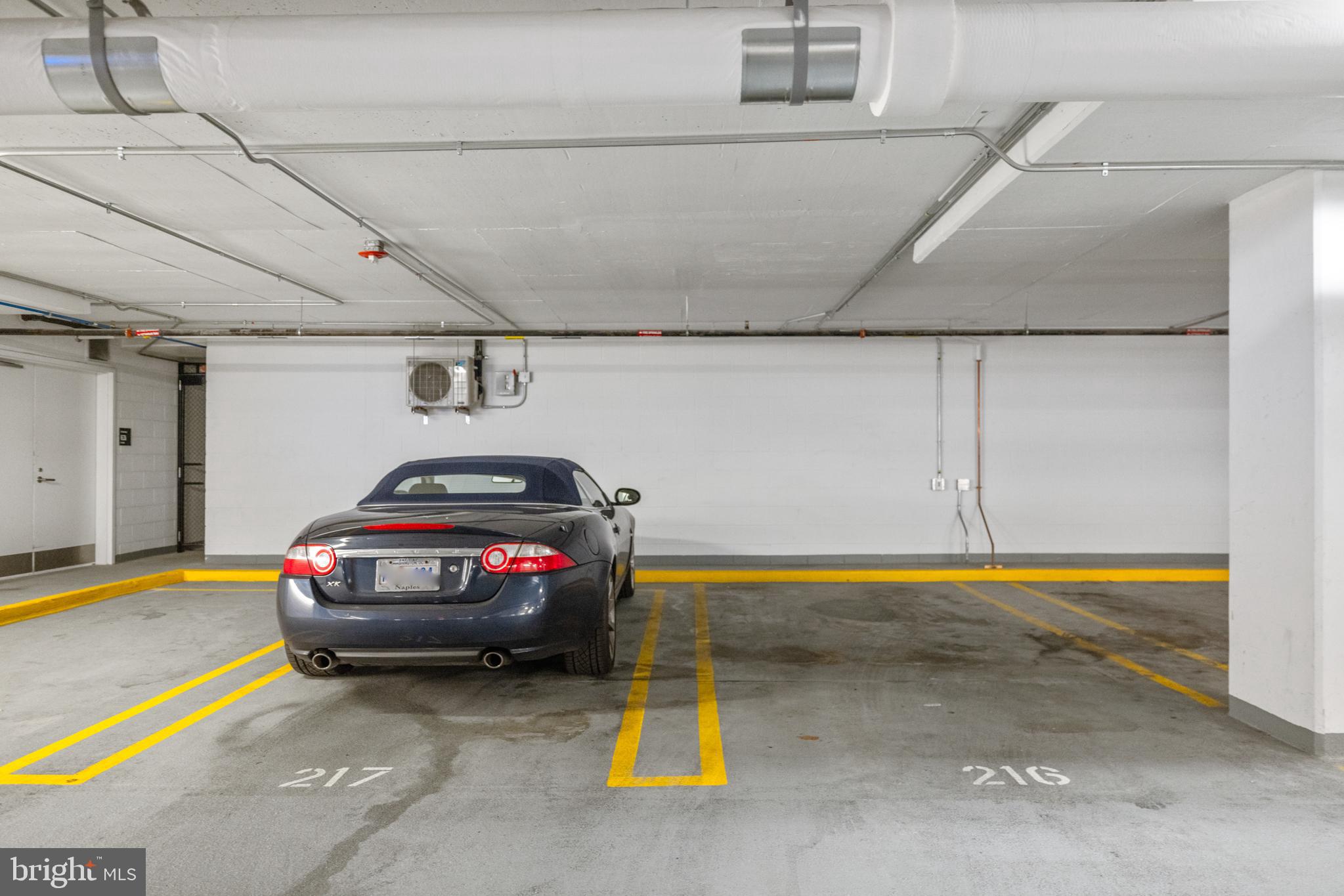601 Wharf Street Southwest, Unit 602 Washington, DC 20024 - Photo 61 of 104 a car parked in a parking garage