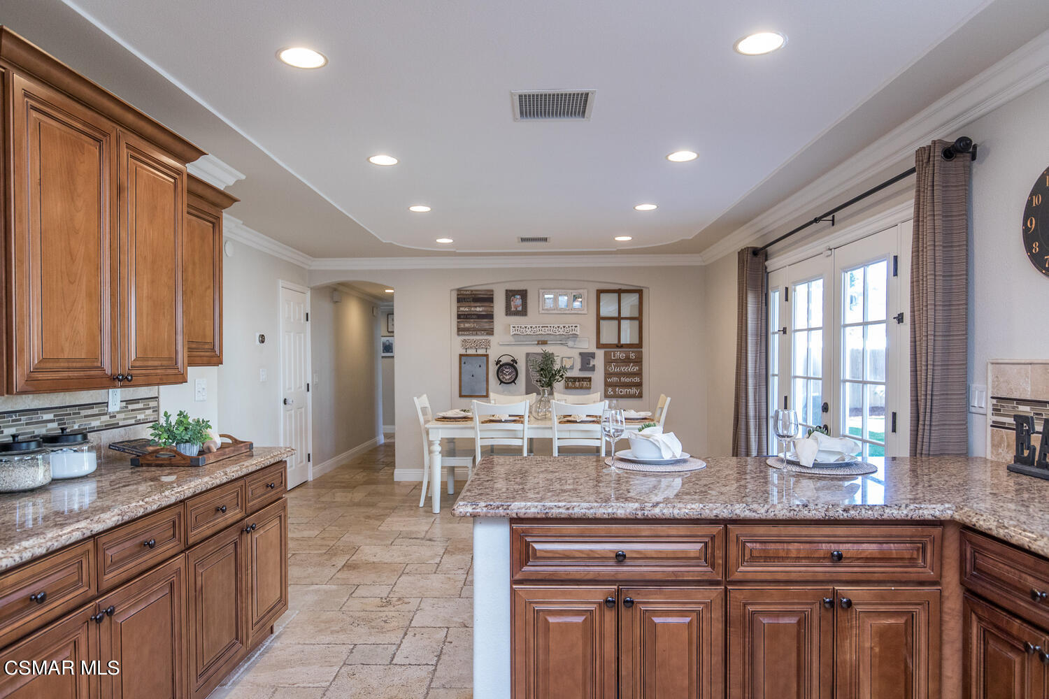 1871 Edgewood Drive Simi Valley, CA 93063 - Photo 13 of 26 a kitchen with granite countertop cabinets and sink