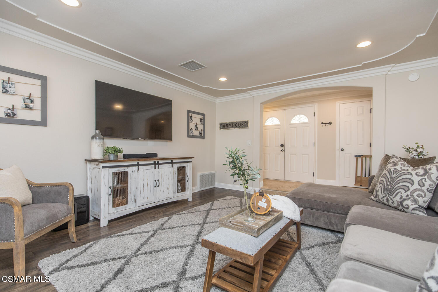 1871 Edgewood Drive Simi Valley, CA 93063 - Photo 7 of 26 a living room with furniture and a flat screen tv