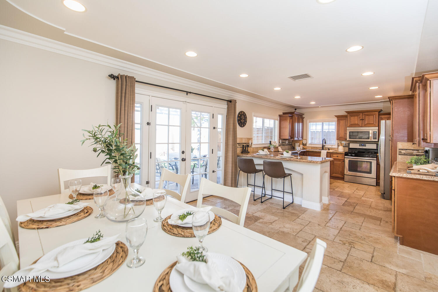 1871 Edgewood Drive Simi Valley, CA 93063 - Photo 8 of 26 a dinning room and kitchen with a large window