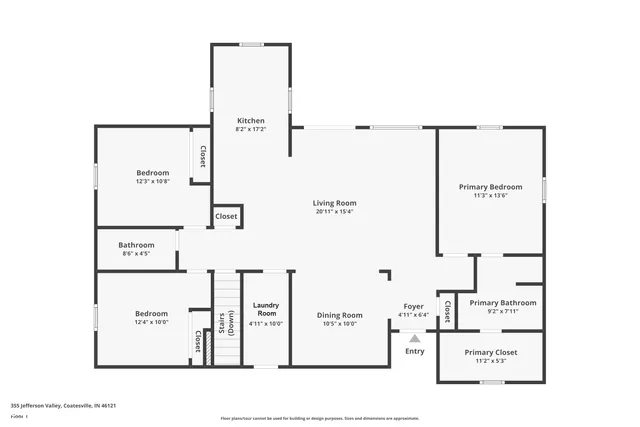 $245,000 | 355 Jefferson Court, Coatesville, IN 46121