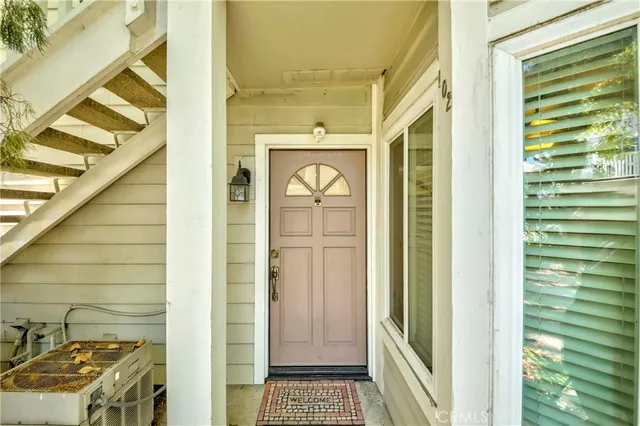 a bus parked in front of a house