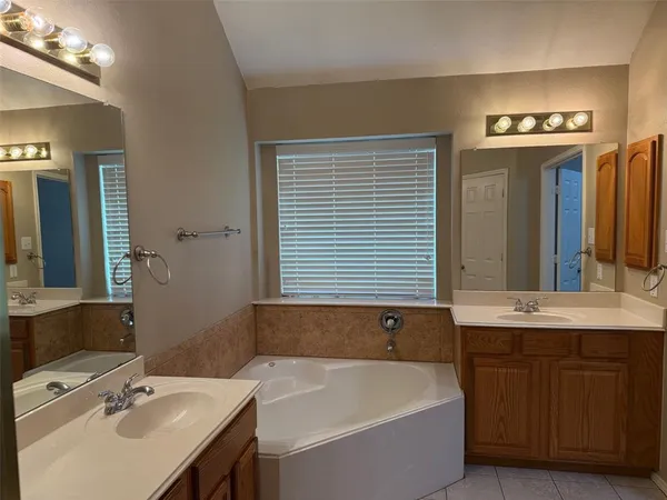 a bathroom with a sink and a bathtub