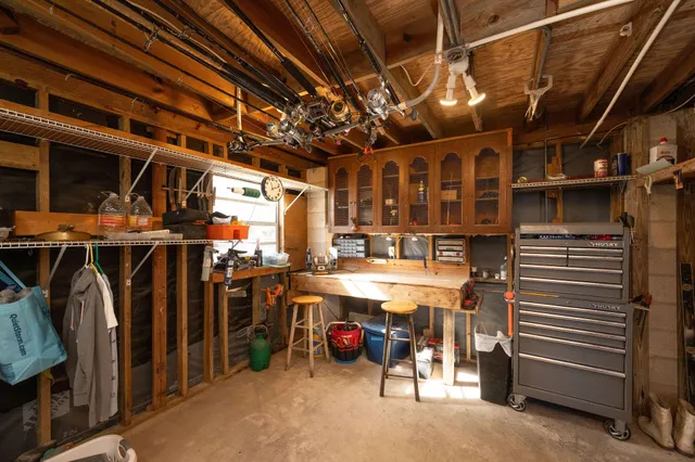 a view of storage and utility room
