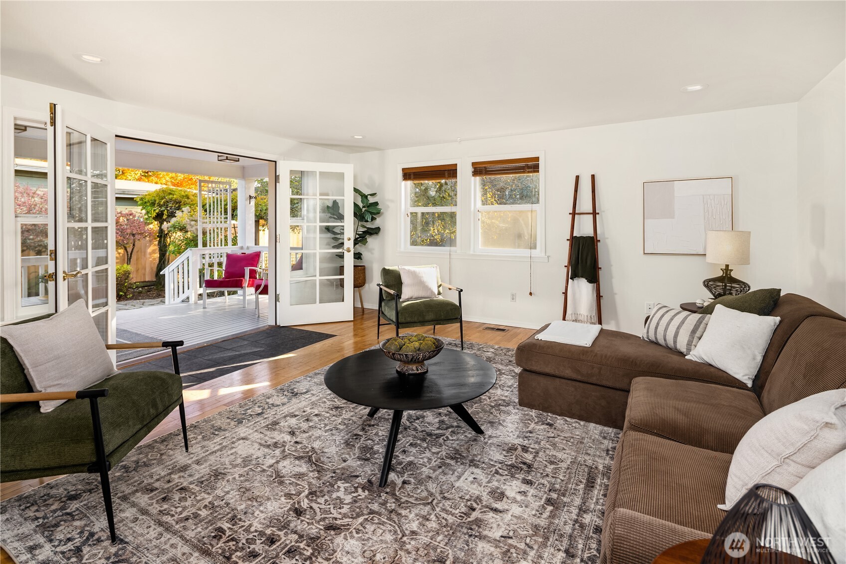 5230 242nd Street Southwest Mountlake Terrace, WA 98043 - Photo 25 of 39 a living room with furniture and a large window