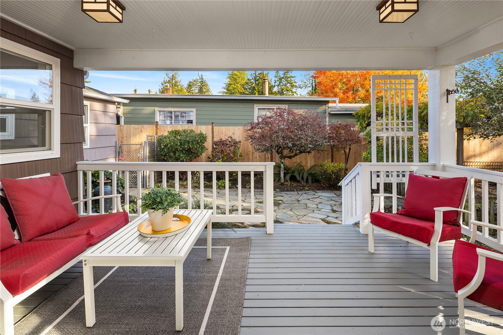 5230 242nd Street Southwest Mountlake Terrace, WA 98043 - Photo 26 of 39 a outdoor living space with furniture and garden view