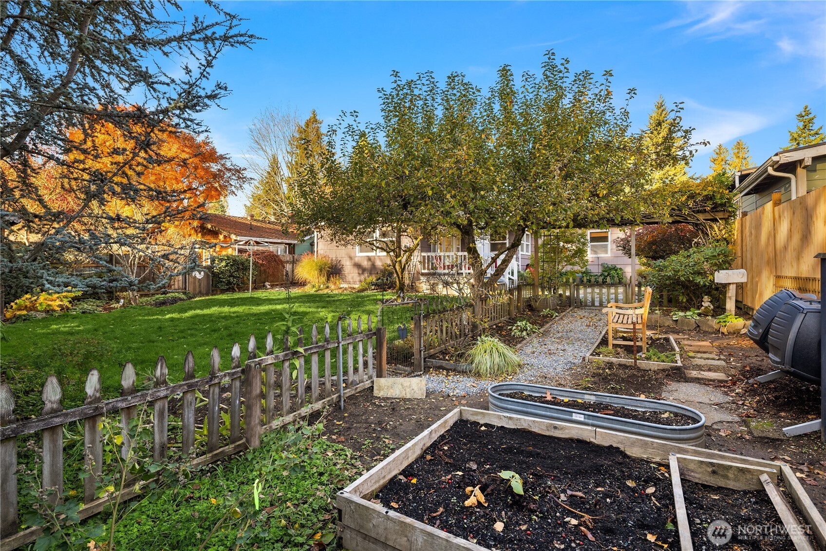 5230 242nd Street Southwest Mountlake Terrace, WA 98043 - Photo 29 of 39 a view of a sink and a garden