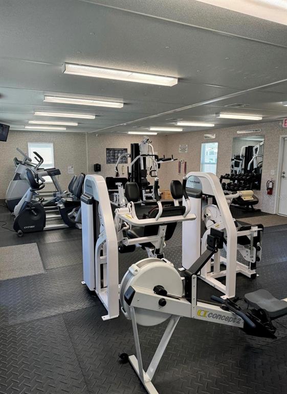340 Peace Manor Palmetto, FL 34221 - Photo 35 of 38 a view of a room with gym equipment