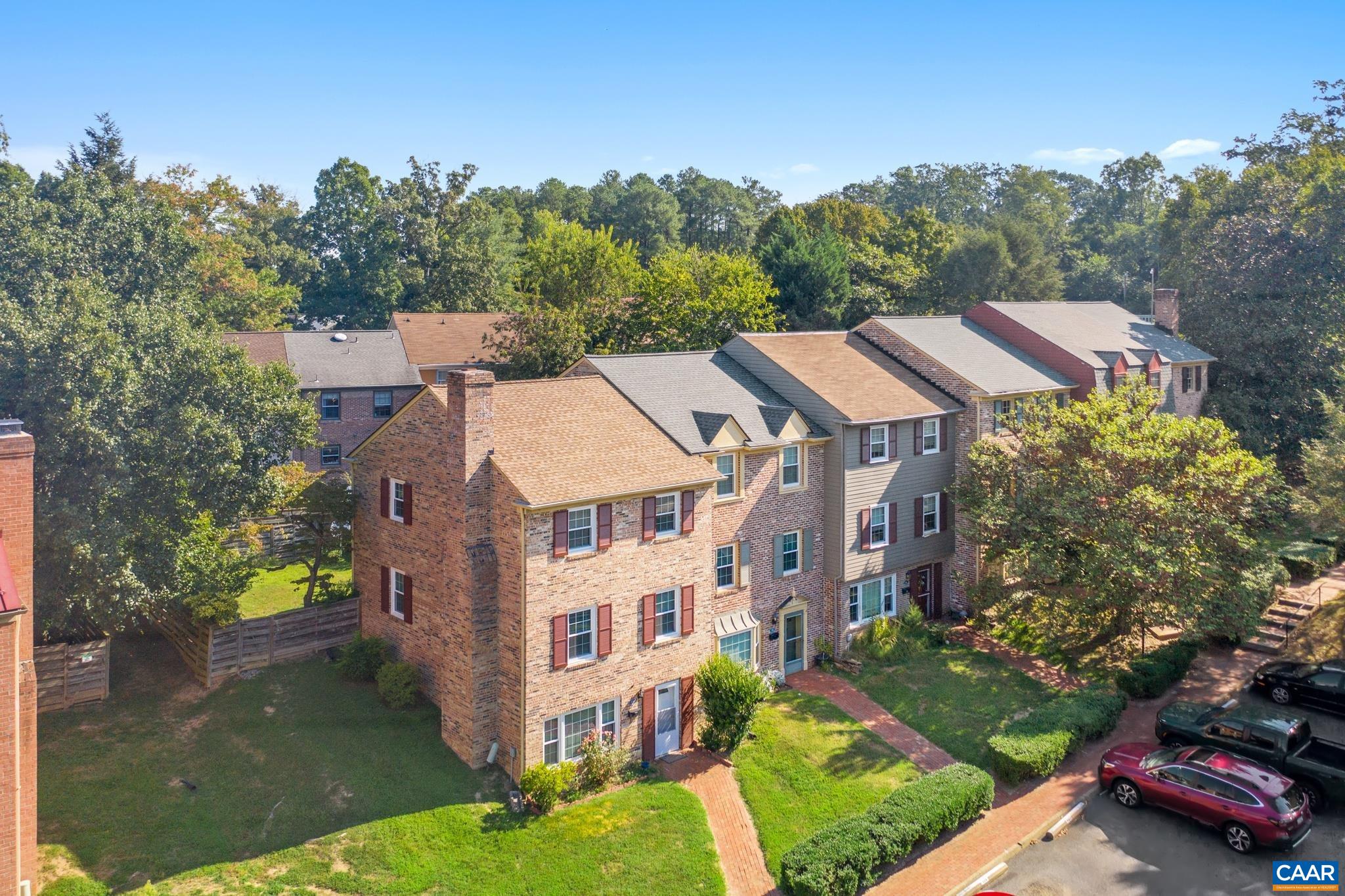 114 Georgetown Green Charlottesville, VA 22901 - Photo 32 of 44 a aerial view of a house with a yard