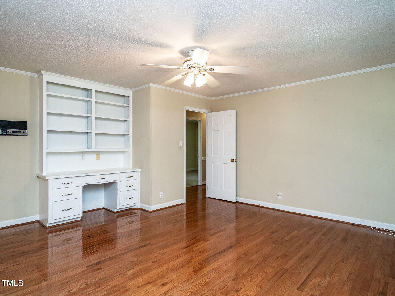6600 Barbee Road Durham, NC 27713 - Photo 15 of 33 an empty room with wooden floor closet and windows