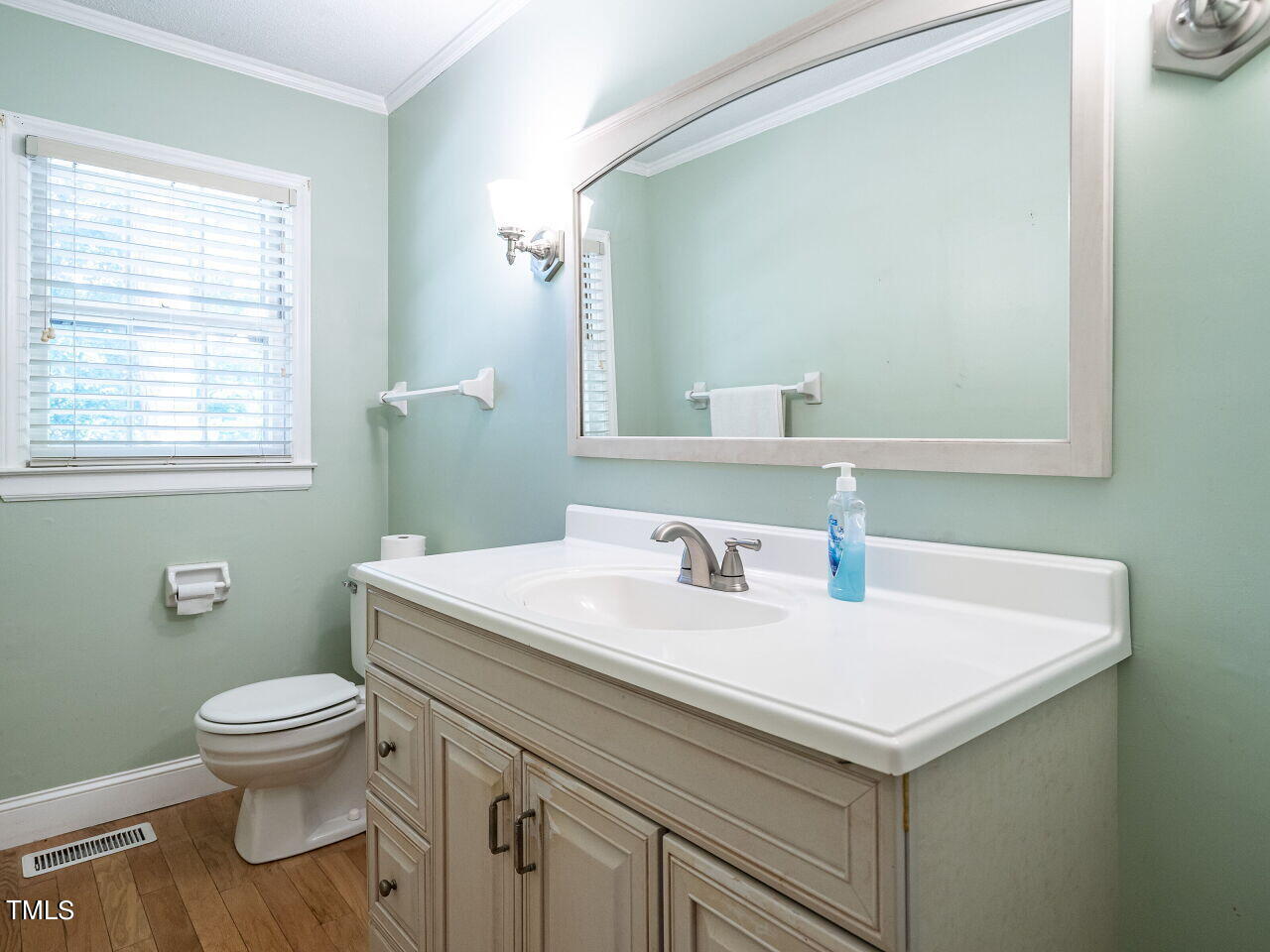 6600 Barbee Road Durham, NC 27713 - Photo 19 of 33 a bathroom with a sink toilet and window
