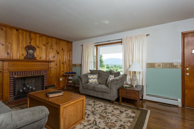 126 Cedar Ridge Road Waynesboro, VA 22980 - Photo 7 of 28 a living room with furniture and a fireplace