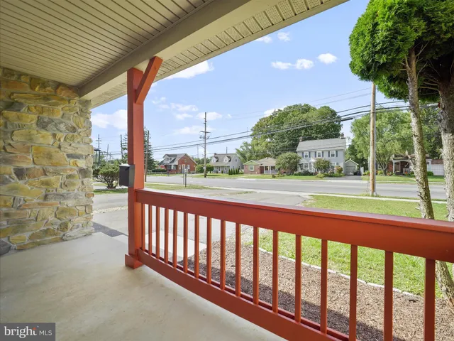 a city view from balcony