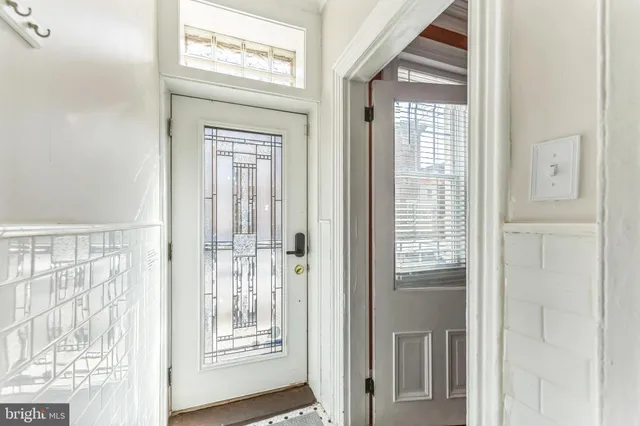 a view of a front door