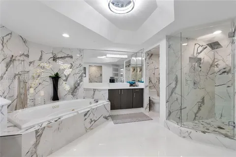 a view of city from a balcony