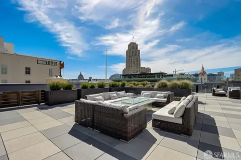 a terrace view with seating space