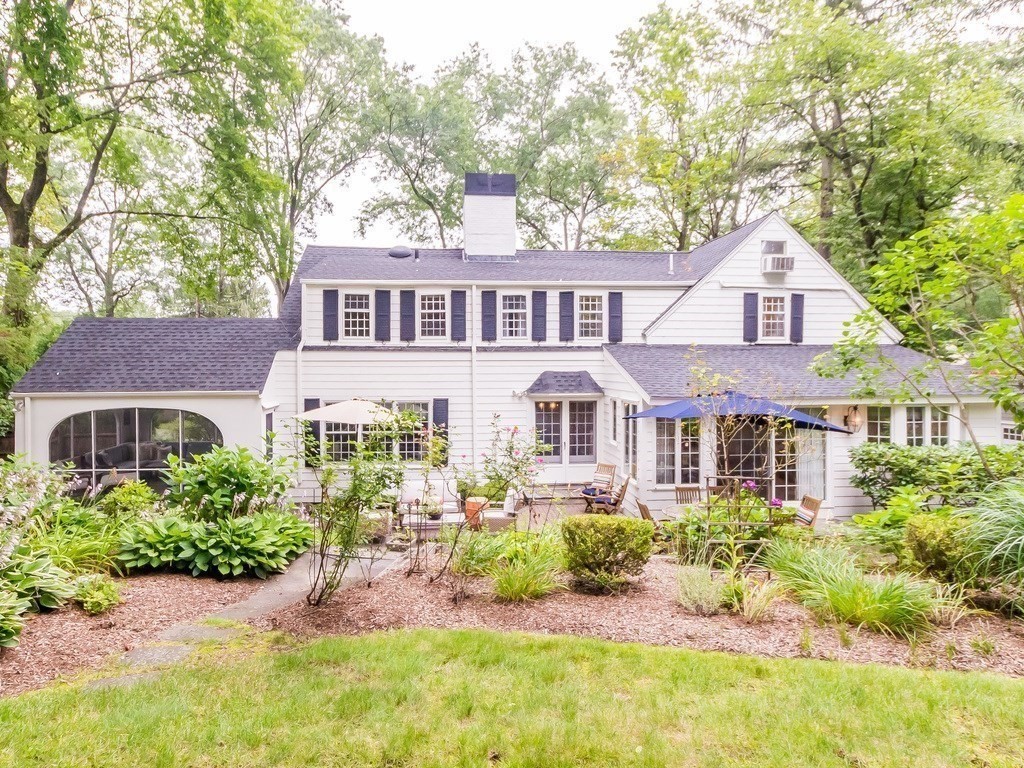 146 Arnold Road Newton, MA 02459 - Photo 36 of 42 front view of a house with a yard