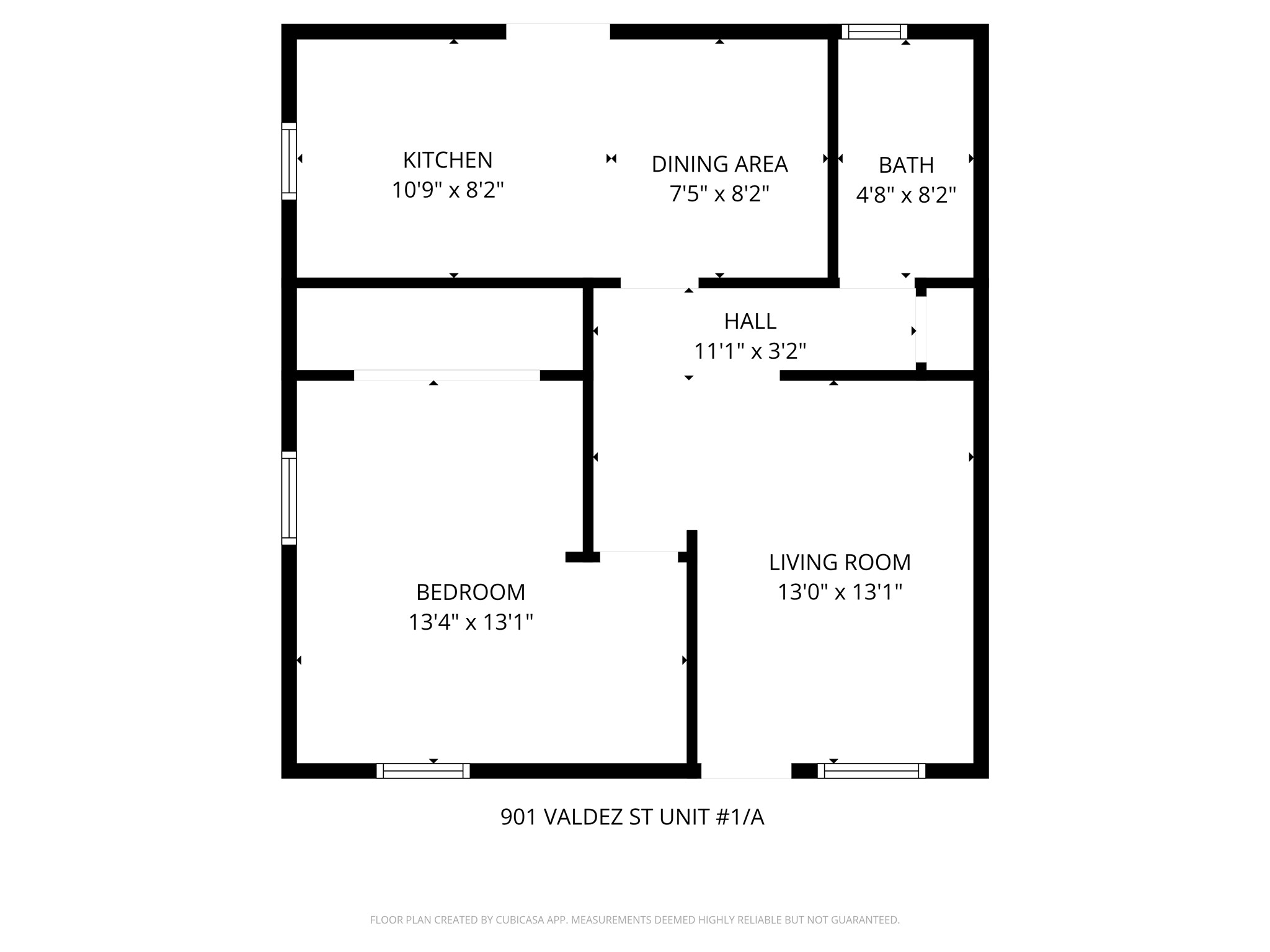 901 Valdez Street, Unit A Austin, TX 78741 - Photo 16 of 16 View of unit floor plan