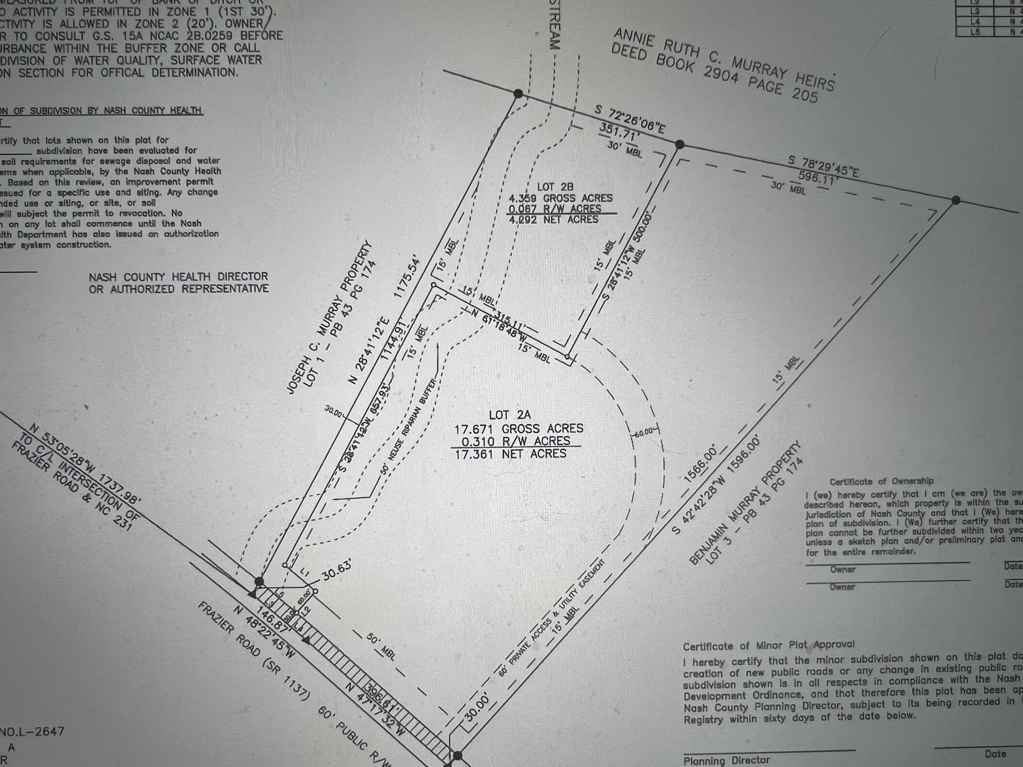 Frazier Rd Spring Spring Hope, NC 27882 - Photo 2 of 7 Survey
