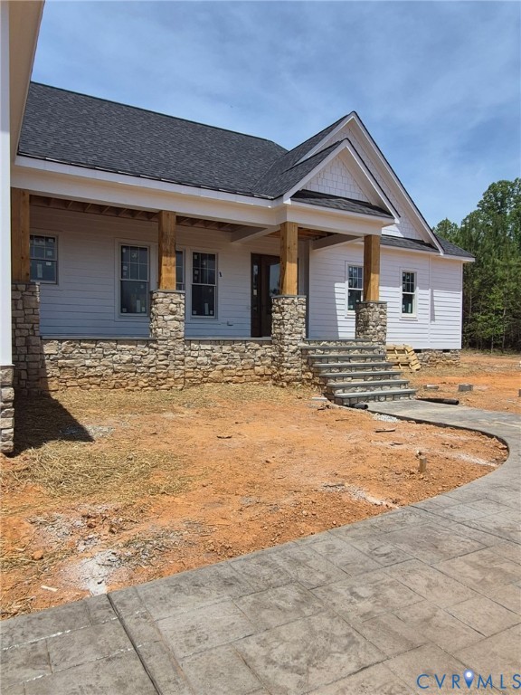 1554 Smokey Rdg Road Maidens, VA 23102 - Photo 2 of 11 Stamped concrete walk way
