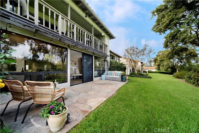 a view of a golf course with a lake