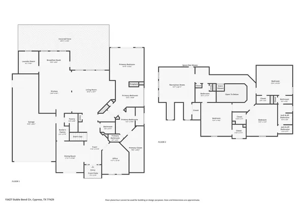 $625,000 | 15427 Stable Bend Circle, Cypress, TX 77429
