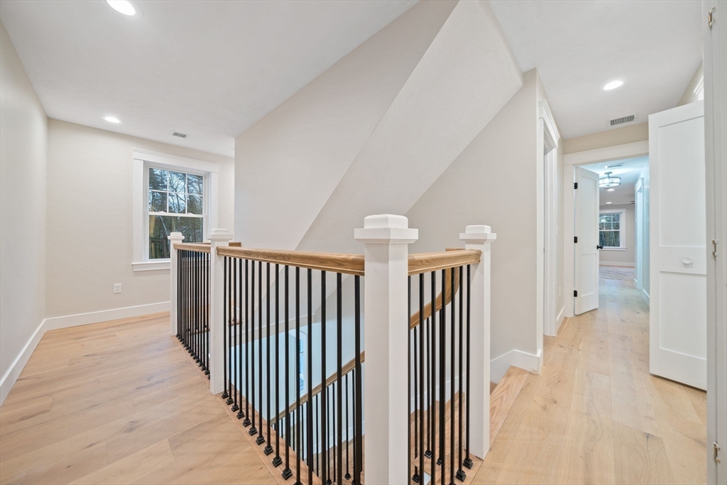 27 Caleb Drive Middleboro, MA 02346 - Photo 28 of 42 a view of a hallway with entryway and stairs