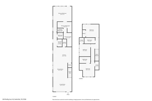 $2,750 | 628 Shelby Avenue, Unit B, Nashville, TN 37206