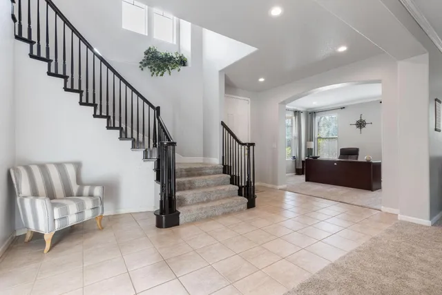 a view of entryway and hall