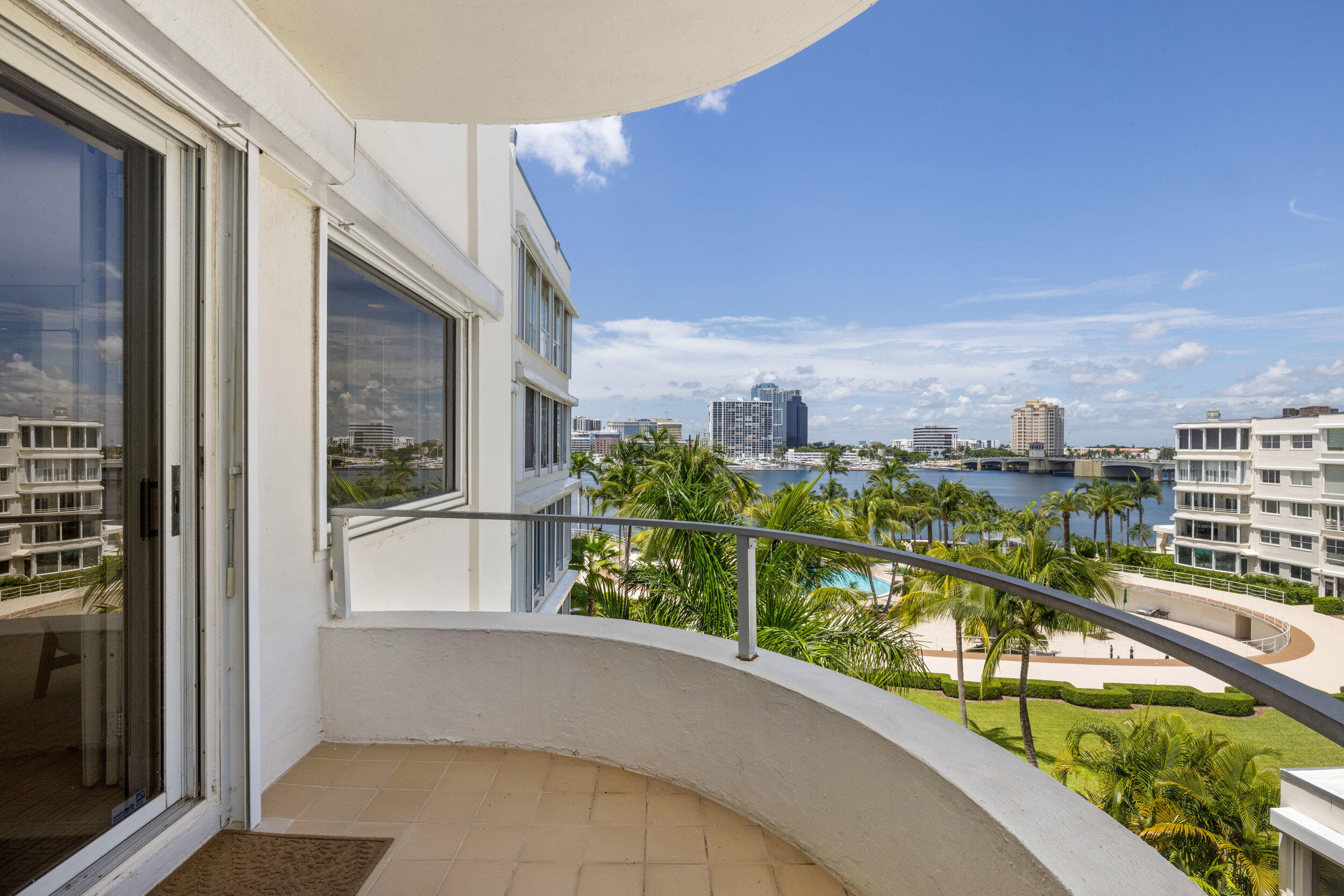 44 Cocoanut Row, Unit 510/511 B Palm Beach, FL 33480 - Photo 21 of 24 a view of a balcony with city view