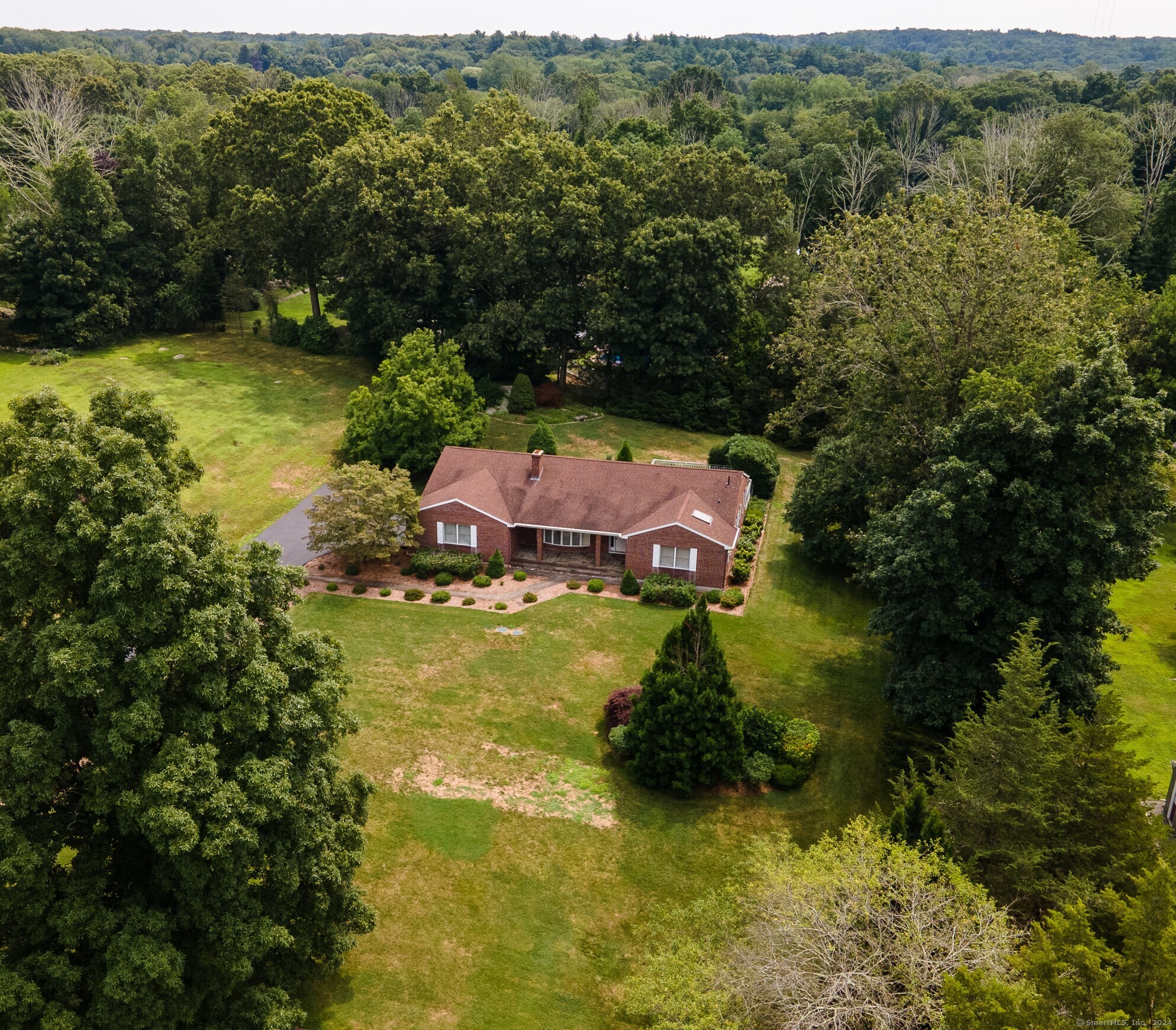 a view of a lake with a mountain