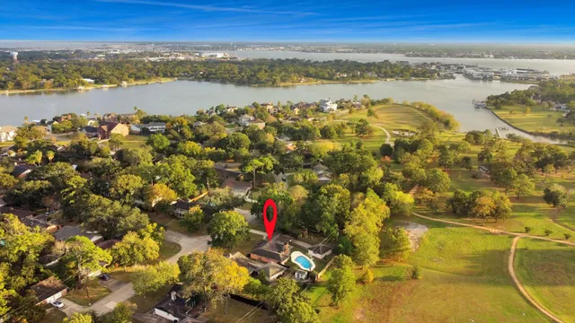 a view of city and ocean