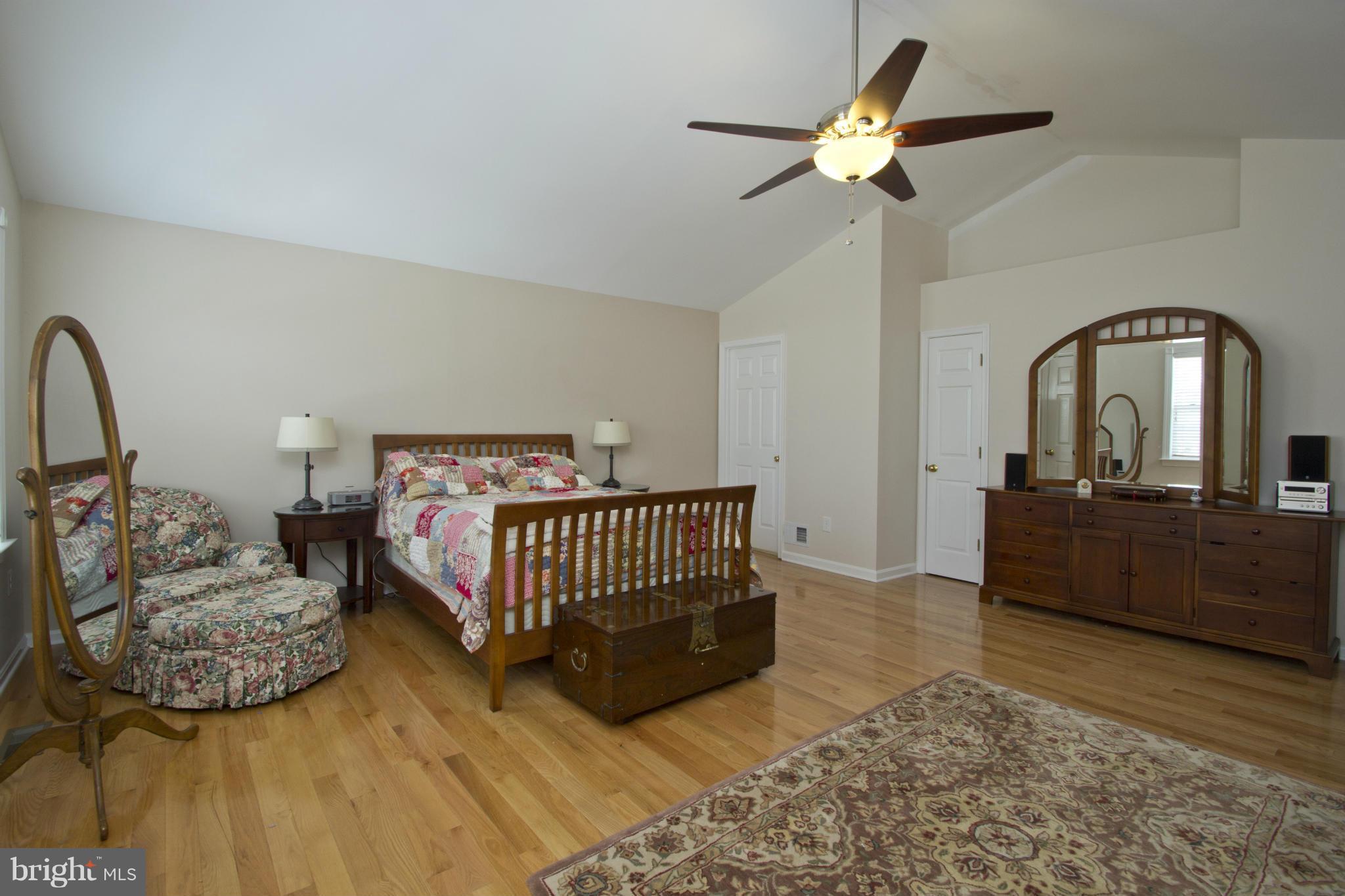 1518 Fenway Road Crofton, MD 21114 - Photo 16 of 30 Master Bedroom with hardwoods & cathedral ceilings