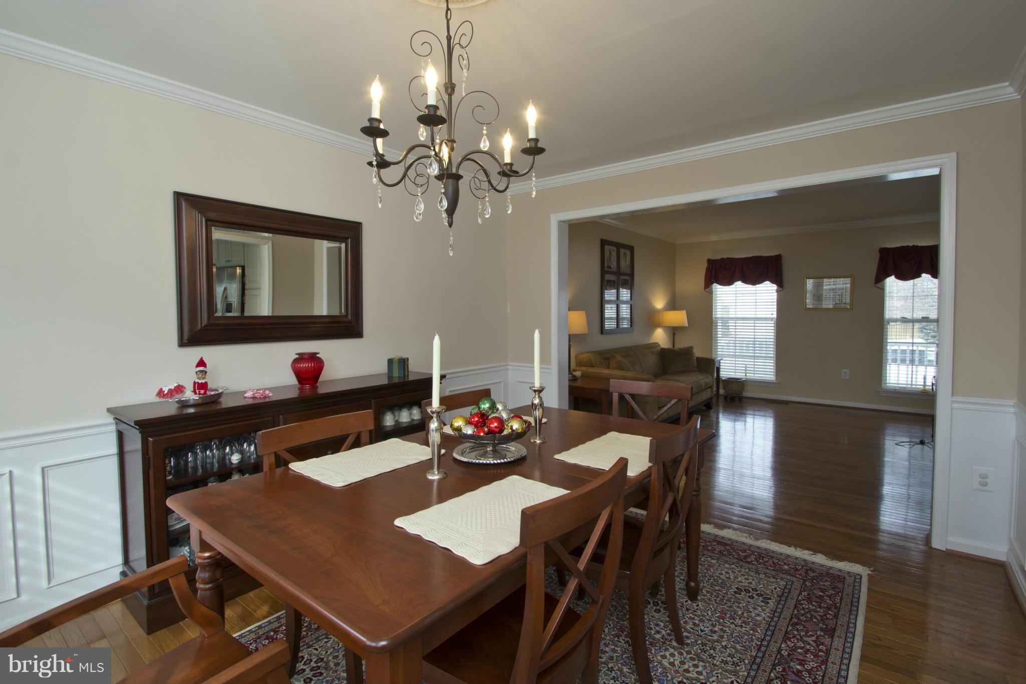 1518 Fenway Road Crofton, MD 21114 - Photo 6 of 30 Dining Room with hardwood flooring & Bay Window