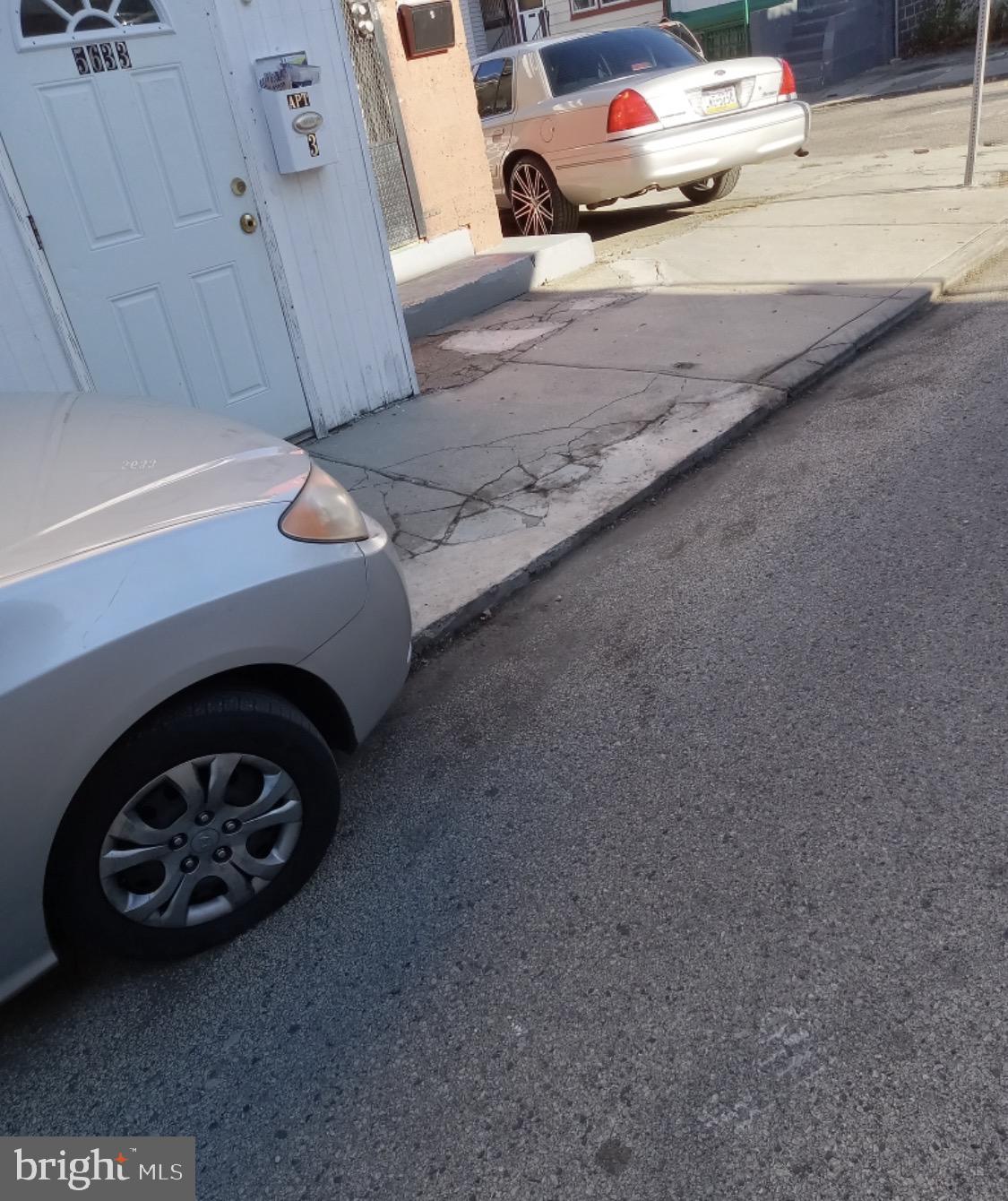 a car parked in a parking space