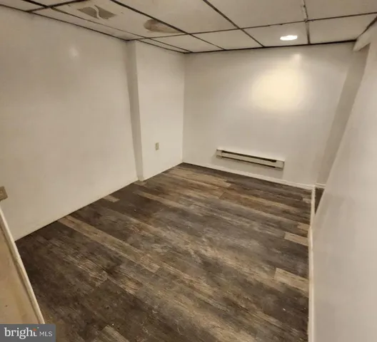 a view of a room with an empty space