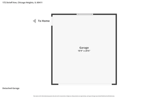 $284,700 | 172 Strieff Avenue, Chicago Heights, IL 60411
