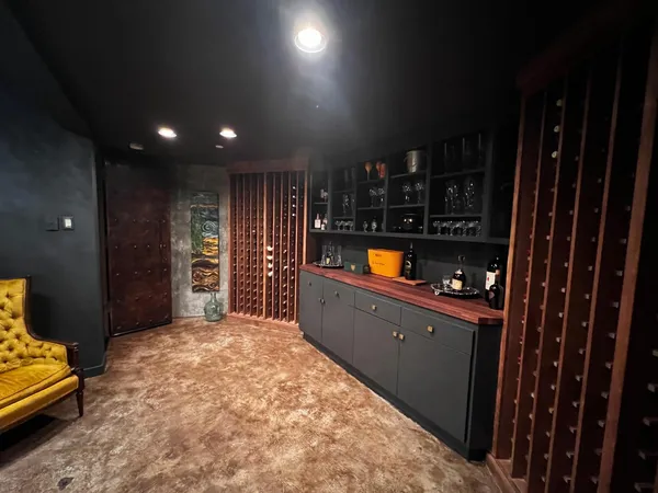 a view of parking area with a tree