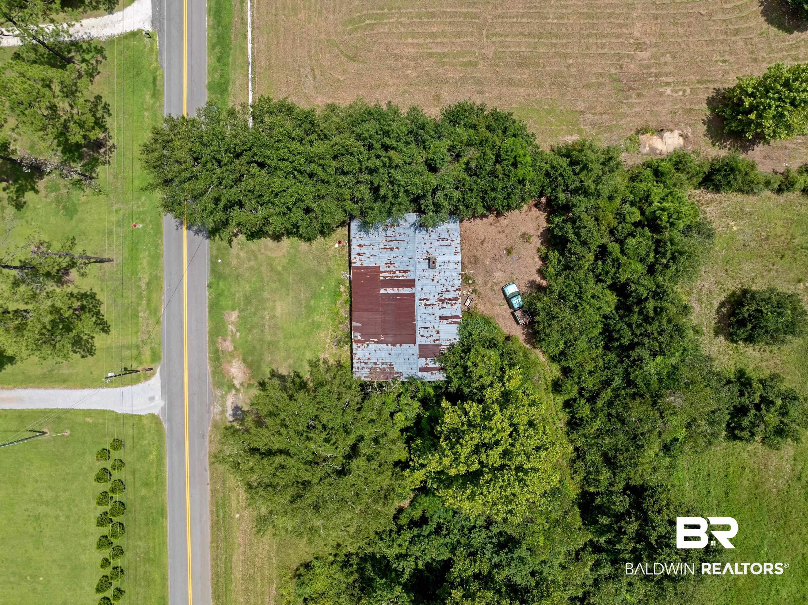 12560 Red Hill Rd Extension Bay Minette, AL 36507 - Photo 3 of 5 Bird's eye view with a rural view